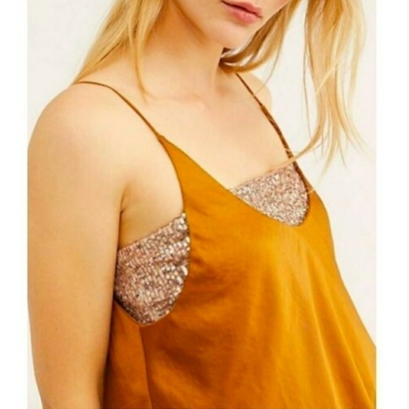 FREE People Turn It On Camisole Amber sz. XS NWT - Picture 2 of 8